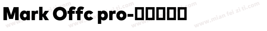 Mark Offc pro字体转换